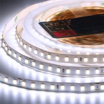 Светодиодная лента Белый дневной 2835 24V 12W/m 128Led/метр ELFLED-24128-PRO140-WD 4000-4500К