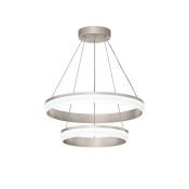 Подвесной светильник  63W Белый дневной DENKIRS RING DK6673-SN 230V круглый никель/белый