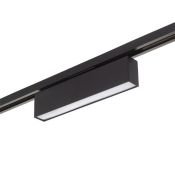 Трековый светильник однофазный  10W Белый теплый SOLID HALS DK6430-BK IP20 на шинопровод черный