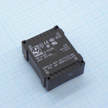 трансформатор BV UI 302 0164 4W 2x6V 2x333mA 2*115V
