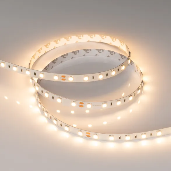 Светодиодная лента Белый теплый 5060 24V 14.4W/m  60Led/метр 008828(3) RT-B60-10mm LUX