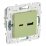 Розетка встраиваемая USB IEK SKANDY A+C 18Вт SK-U22-018-K06 SK-R13G мятный
