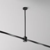 Крепление потолочное Среднее / Medium 300мм с прямым коннектором питания Flarity TRA158C-IPC1-B чёрный