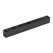 Магнитный трековый светильник  6W Белый дневной MAG-FLAT-25-L200 100deg  24V на магнитный шинопровод черный 046331 DALI