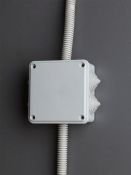 Коробка распаячная КМ для открытой проводки 100х100х45мм IP44 6 вводов серая UKO11-100-100-045-K41-44 IEK