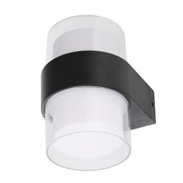 светильник  10W Белый дневной UL-00010516 ULU-P22B-2x5W-4000K IP65 BLACK накладной чёрный