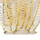 Накладной светильник -бра Osgona без лампы 705632 RICCIO 3х60W E14 220V IP20 золото/прозрачный