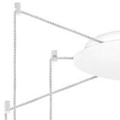Подвесной светильник без лампы Lightstar 757066 CONE 6х40W GU10 конус белый