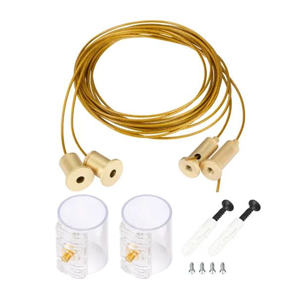 Подвес для гибкого неона MOONLIGHT-HR-LIFT-SIDE-VR-D25 Gold 048374