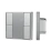 Панель Knob DALI-201-23-2G-DIM-DT6-IN Silver (BUS, Frame) 048183
