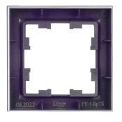 Рамка пластик 1 пост IEK BRITE BR-M12-K45 РУ-1-БрТБ бронза