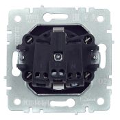 Штепсельная розетка встраиваемая IEK BRITE 16А BR-R11-16-K02 РС11-1-0-БрЧ с з/к без з/ш черный
