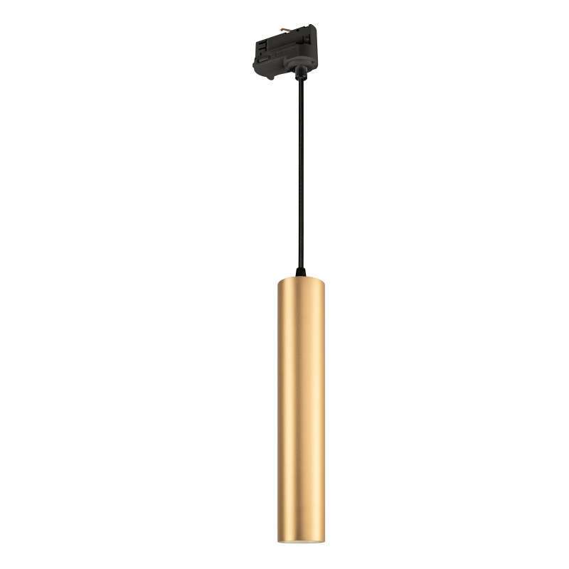 Трековый светильник   9W Белый теплый  LGD-PIPE-TRACK-HANG-4TR-R50 BK 40deg  на шинопровод золотой 037419