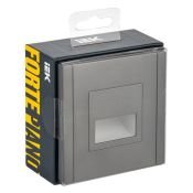 подсветка светильник Белый дневной 3W FP557 сталь FP-FL20-K46 FORTE&PIANO IEK встраиваемый в подрозетник