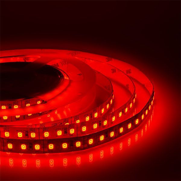 Светодиодная лента Красный 2835 12V  20W/m 120Led/метр 00-104 PRO 10мм IP20