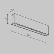 Трековый светильник 12W Белый дневной TR150-1-12W4K-M-B Точки / Points Flarity IP20 чёрный