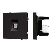 Механизм компьютерной розетки 054305 SCT-NOBE-MPC1-SFPL-BK (RJ-45, CAT6)