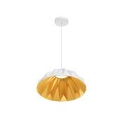 Подвесной светильник  20W Белый теплый DENKIRS ORIGAMI DK6655-WH+SG 230V фигурный белый/золото