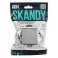 Выключатель встраиваемый одноклавишный кнопочный IEK SKANDY SK-V17-0-10-K50 SK-V14N металл никель