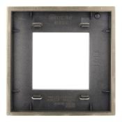 Рамка металлическая 1 пост IEK SKANDY SK-M12-M-K37 SK-F31Sh шампань