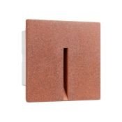 светильник  3W Белый теплый 051050 LT-TIE-S100 220V квадратный встраиваемый красный