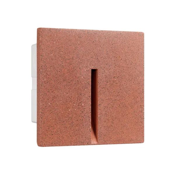 светильник  3W Белый теплый 051050 LT-TIE-S100 220V квадратный встраиваемый красный