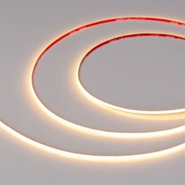 Светодиодная лента Белый теплый COB 24V  4.8W/m 400Led/метр 041746(1) COB-X400-3mm 2700K