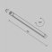 Шинопровод 492мм Shelf CA012-TRX-500-B чёрный