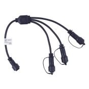 Провод-разветвитель для гирлянд UL-00013235 UCX-F90 S3-0.4M-BK черный 0.4м 3 выхода, статика-мерцание IP67