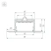 алюминиевый профиль LINIA45-FANTOM-3000 ANOD 059471