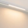 Магнитный трековый светильник 12W Белый теплый MAG-FLAT-25-L400 100deg  24V на магнитный шинопровод белый 050057