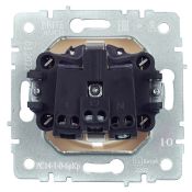 Штепсельная розетка встраиваемая IEK BRITE 16А BR-R14-16-K10 РС14-1-0-БрКр с з/к и шторками бежевый