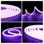 Светодиодная лента Фиолетовый 2835 24V 14.4W/m 120Led/метр 00-329 термостойкая IP68 Светодиодная лента Фиолетовый 2835 24V 14.4W/m 120Led/метр 00-329 термостойкая IP68