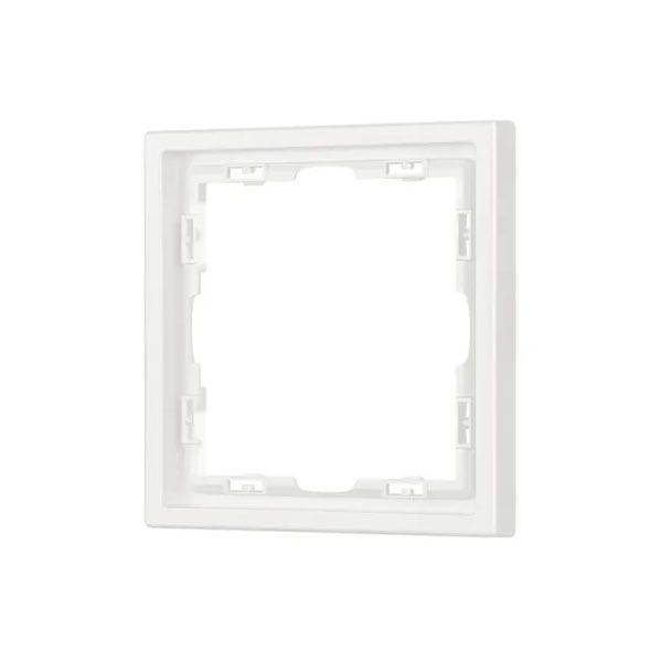 Рамка пластик 1 пост Arlight FRM-NOBE-SFPL-1-WH 054211 белый