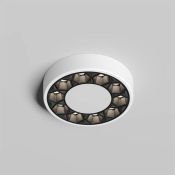Встраиваемый светильник  10W Белый дневной DENKIRS DUAL DK2440-WB 220V IP20 круглый белый/черный