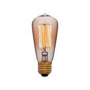 лампа ретро накаливания Vintage форма конус 40W 051-897 ST48 F2 GOLDEN/E27 диммируемая