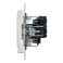 Штепсельная розетка встраиваемая IEK BRITE 16А BR-R11-16-K91 РС11-1-0-БрАБ с з/к без з/ш арктический белый