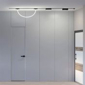 Трековый светильник  12W Белый теплый AIR RAY DK5327-BK IP20 на магнитный шинопровод черный