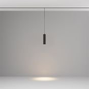 Трековый светильник подвесной 12W Белый теплый TR041-2-12W3K-B Фокус/Focus Led Exility чёрный