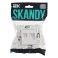 Розетка встраиваемая компьютерная двойная IEK SKANDY SK-K20-2-K01 SK-K04W RJ45 кат.6 арктический белый