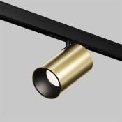 Трековый светильник 5W Белый дневной TR187-1-5W4K-M-BBS Фокус / Focus Led Levity 4000К латунь