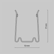 Профиль для гибкого неона Maytoni 432010 17x12 мм гибкий (алюминий, 1м)