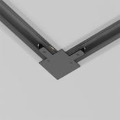 Коннектор L-образный для однофазного трека TRA002CL-11B Unity встраиваемый черный