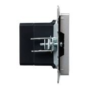 Розетка встраиваемая USB IEK BRITE A+C 18Вт BR-U22-018-K47 РЮ11-1-БрА алюминий