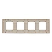 Рамка пластик 4 поста IEK SKANDY SK-M42-K98 SK-F04Sa песочный