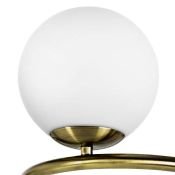 Люстра подвесная Lightstar без лампы 815091 GLOBO 9х40W G9 белый/латунь