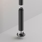 Основание для накладного монтажа системы Shelf с регулировкой по высоте CA025BA-B чёрный