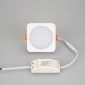Встраиваемый светильник  10W Белый теплый 017635 LTD-96x96SOL-10W 3000K 220V IP44 квадратный белый (с витрины)