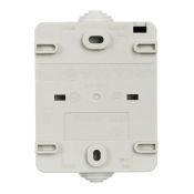Выключатель двухклавишный EVS20-K03-10-54-DC ФОРС ВС20-2-0-ФСр серый IP54 IEK