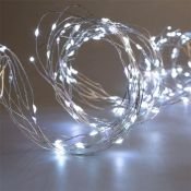гирлянда ЗАНАВЕС Белый серебристая нить, 2,8х3 м, 300 LED